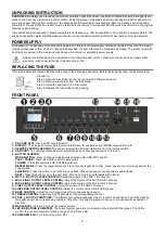 Предварительный просмотр 3 страницы Power Dynamics 952.154 Instruction Manual