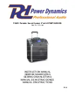 Power Dynamics PA203 Instruction Manual preview