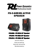 Power Dynamics PD 510A Instruction Manual preview