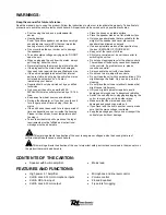 Preview for 2 page of Power Dynamics PD 510A Instruction Manual