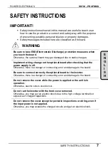 Preview for 9 page of Power Electronics ProfiPower SD700 Type 1 Manual