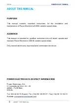 Preview for 4 page of Power Electronics SD 300 Series Getting Started Manual