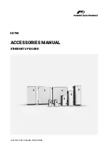 Power Electronics SD750 Series Accessories Manual предпросмотр