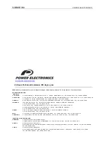 Preview for 129 page of Power Electronics SDRIVE 700 Series Getting Started Manual