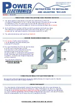 Предварительный просмотр 7 страницы Power Electronics SE-4LH15 User Manual