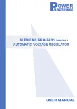 Power Electronics SIEMENS 6GA-2491 User Manual preview