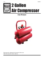 Power first 2 Gallon Air Compressor User Manual preview