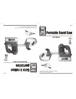 Power first ponable Band Saw User Manual preview