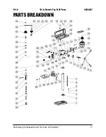 Предварительный просмотр 17 страницы Power Fist 10 in. Bench-Top Drill Press User Manual