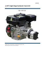 Power Fist 6.5 HP Single Stage Hydraulic Power Unit User Manual preview