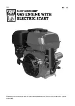 Preview for 1 page of Power Fist 7 HP 212 CC OHV Manual