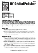 Preview for 2 page of Power Fist 8336885 Owner'S Manual