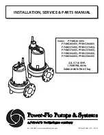 Power-flo PF4NC2824SS Series Installation, Service & Parts Manual предпросмотр