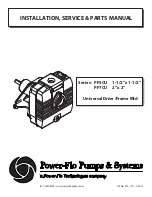 Предварительный просмотр 1 страницы Power-flo PF5CU Installation, Service & Parts Manual