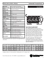 Preview for 3 page of Power-flo PFU102 Series Installation, Service & Parts Manual