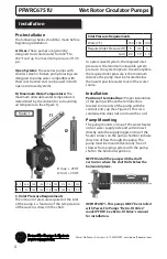 Preview for 4 page of Power-flo PFWRC67S1U Owner'S Manual