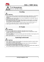 Preview for 7 page of Power-Genex SS2L Series Instructions And Operating Manual