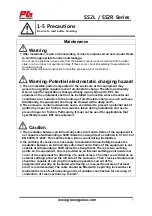 Preview for 8 page of Power-Genex SS2L Series Instructions And Operating Manual