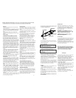 Preview for 2 page of Power Glide 06-01-00001 Instruction Manual