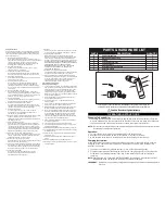 Предварительный просмотр 2 страницы Power Glide 60101110 Instruction Manual