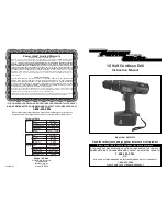 Power Glide 60101235 Instruction Manual preview