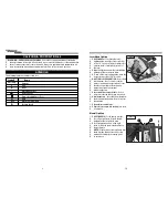 Preview for 6 page of Power Glide 60109407 Instruction Manual