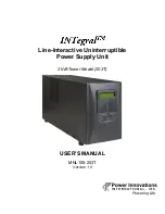 Preview for 1 page of Power Innovations INTegral 203T User Manual