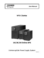 Power Inspired VFI-C Series 1KR User Manual preview