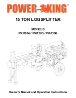 power King PK0304 Owner'S Manual & Operating Instructions preview