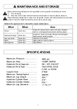 Preview for 6 page of power King PK0308 Owner'S Manual And Operating Instructions