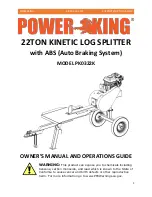 power King PK0322K Owners Manual And Operation Manual preview