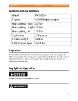 Предварительный просмотр 6 страницы power King PK0322K Owners Manual And Operation Manual