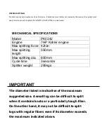 Preview for 5 page of power King PK0342 Owner’S Manual And Operation Instruction