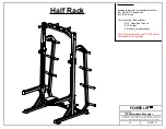 Power Lift Half Rack Assembly Manual предпросмотр