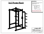 Power Lift Power Rack 12596A Assembly Instructions Manual preview