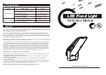 Power-Lite LED-SFL300W Instruction Manual preview