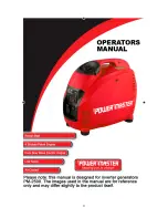 Preview for 1 page of Power Master PM-2500 Operator'S Manual