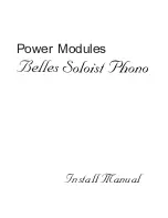 Power Modules Belles Soloist phono Install Manual preview