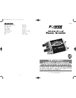 POWER ON BOARD PI500CP User Manual предпросмотр