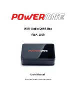 Power One ApusOne WA-100 User Manual preview