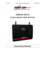 Preview for 2 page of Power One Aurora CCD Manual