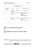 Preview for 2 page of Power One AURORA PVI-10.0/12.5-OUT-xx Operation And Installation Manual