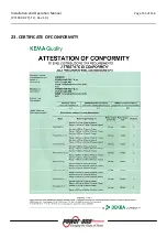 Preview for 155 page of Power One Aurora PVI-110.0-YY User, Installation And Maintenance Manual