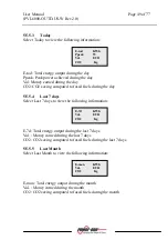 Preview for 49 page of Power One AURORA PVI-6000-OUT-US-W Installation And Operation Manual