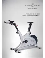 Power Plate powerBIKE Instructions For Use Manual preview