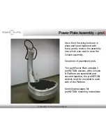 Preview for 12 page of Power Plate pro6 Assembly Instructions Manual