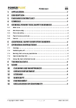 Power Plus POWX0441 Quick Start Manual preview