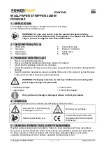 Preview for 2 page of Power Plus POWX340 Quick Start Manual