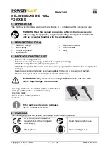 Preview for 2 page of Power Plus POWX480 Manual