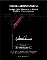 Power-Pole Signature Series Installation Manual preview